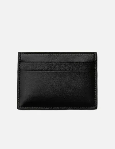 Loewe Anagrame Puffer Card Holder In Leather In Black