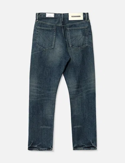 Neighborhood Washed Denim Dp Basic Pants
