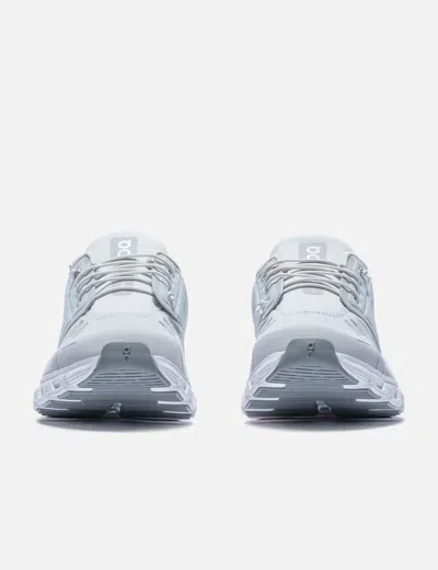 On Lightweight Breathable Sneakers With Streamlined Silhouette In White