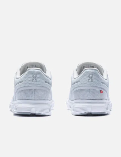 On Lightweight Breathable Sneakers With Streamlined Silhouette In White