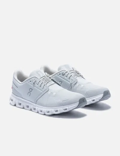 On Lightweight Breathable Sneakers With Streamlined Silhouette In White