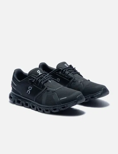 On Running Black Mesh Cloud 6 Sneakers