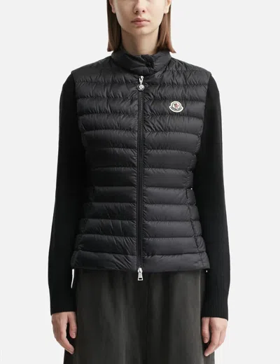 Moncler Igens Slim Down Vest In Black