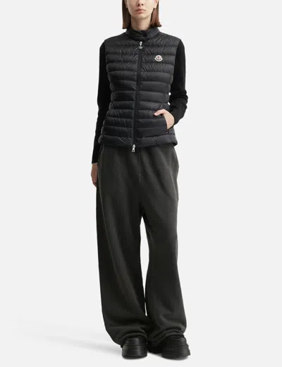 Moncler Igens Slim Down Vest In Black