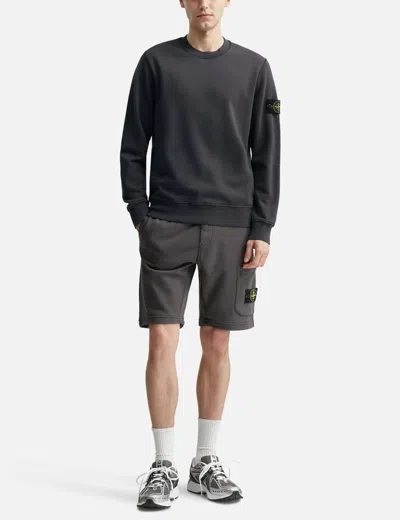 Stone Island Men's Diagonal Fleece Sweatshirt