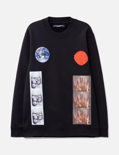 Raf Simons Black Sterling Ruby Edition Patches Sweatshirt