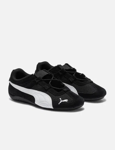 Puma Speedcat Og Logo Detailed Sneakers In Black