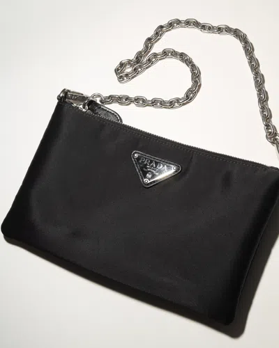 Prada Tessuto Chain Double Bag