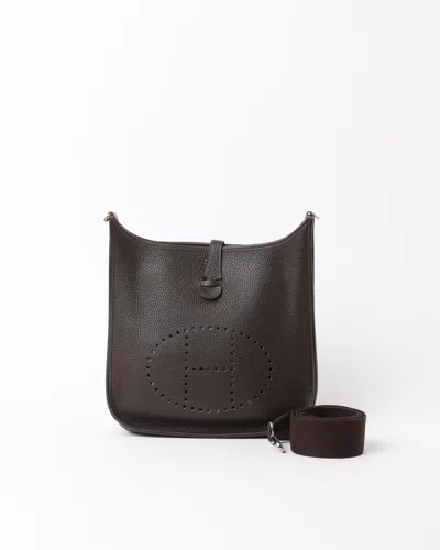 Pre-owned Hermes Hermès Clemence Evelyne Pm Bag
