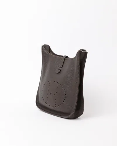 Pre-owned Hermes Hermès Clemence Evelyne Pm Bag