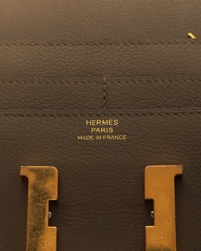 Hermes Hermès Evercolor Compact Constance Wallet