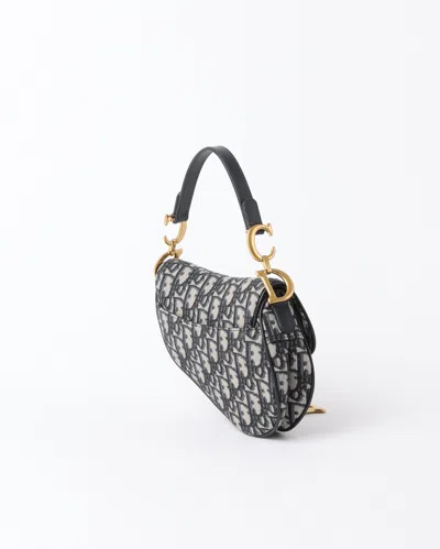 Dior Christian  Oblique Mini Saddle Bag
