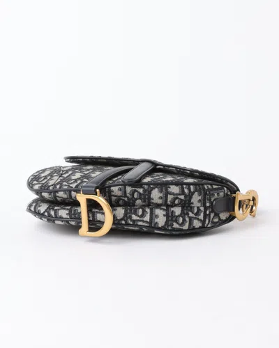 Dior Christian  Oblique Mini Saddle Bag