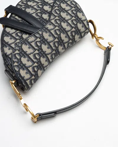 Dior Christian  Oblique Mini Saddle Bag