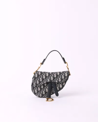 Dior Christian  Oblique Mini Saddle Bag