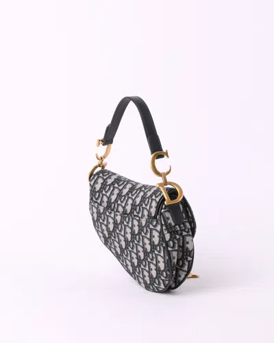 Dior Christian  Oblique Mini Saddle Bag