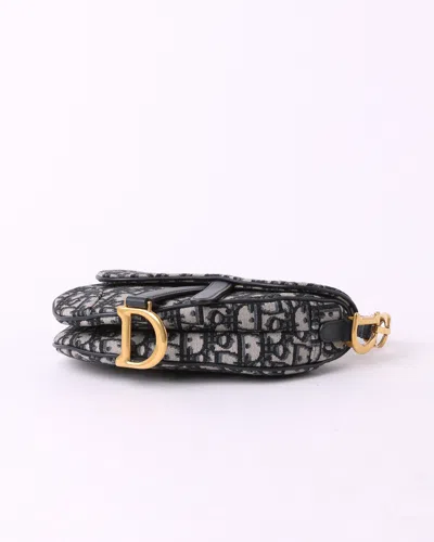 Dior Christian  Oblique Mini Saddle Bag