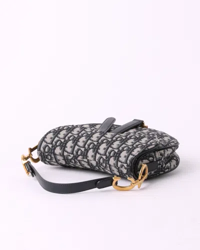 Dior Christian  Oblique Mini Saddle Bag