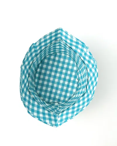 Prada Gingham Fishermans Hat