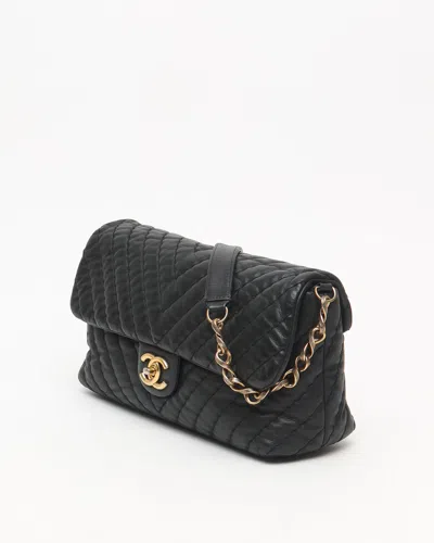 Pre-owned Chanel Chevron Single Flap Bag