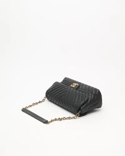 Pre-owned Chanel Chevron Single Flap Bag