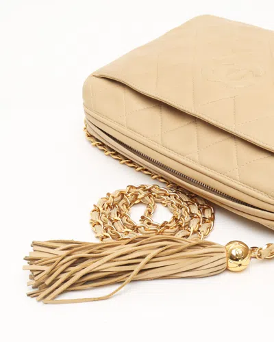 Pre-owned Chanel Cc Camera Tassel Bag