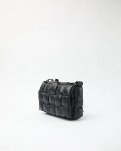 Bottega Veneta Padded Cassette Small Crossbody Bag In Black