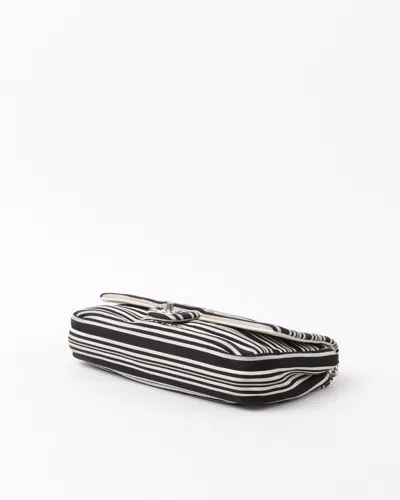 Pre-owned Chanel Venise Biarritz Striped Flap Bag In Multi