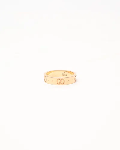 Gucci Icon 18kt Yellow Gold Ring
