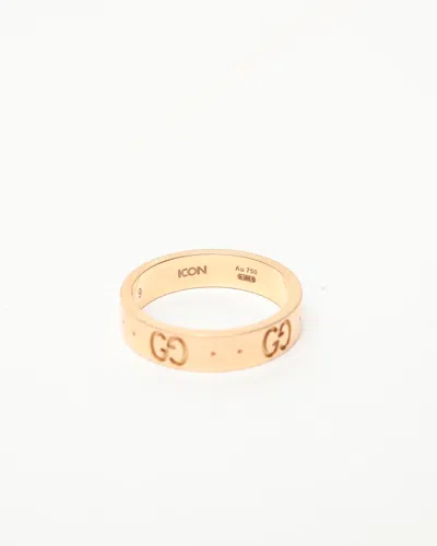 Gucci Icon 18kt Yellow Gold Ring
