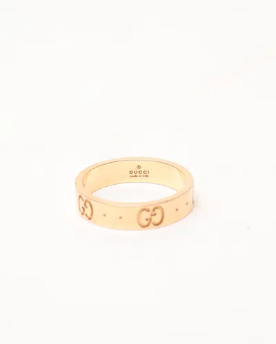 Gucci Icon 18kt Yellow Gold Ring