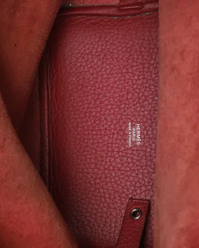 Pre-owned Hermes Hermès Picotin 18 Clemence Bag In Red