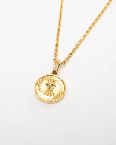 Versace Medusa Necklace In Gold