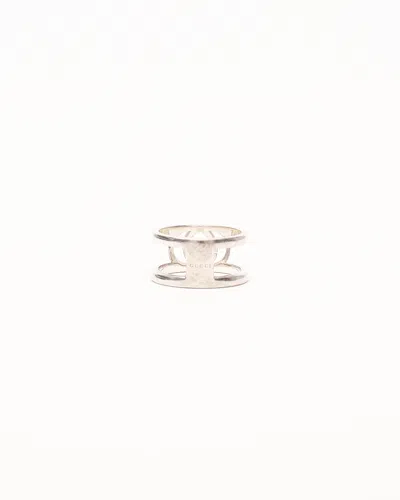 Gucci Gg Silver Ring
