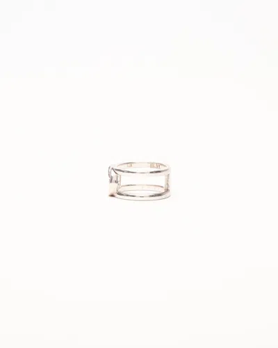 Gucci Gg Silver Ring