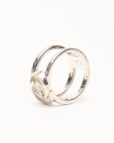 Gucci Gg Silver Ring