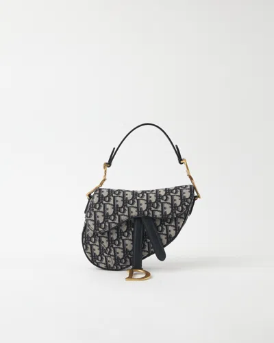 Dior Christian  Oblique Mini Saddle Bag