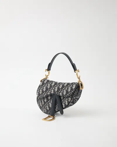 Dior Christian  Oblique Mini Saddle Bag