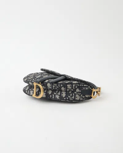 Dior Christian  Oblique Mini Saddle Bag