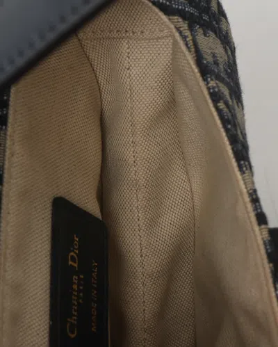 Dior Christian  Oblique Mini Saddle Bag