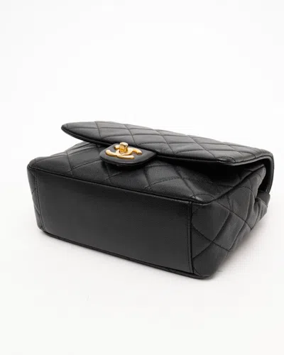 Pre-owned Chanel Small Square Caviar Top Handle Bag