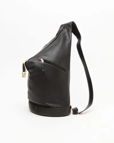 Loewe Anton Sling Satchel Bag In Black