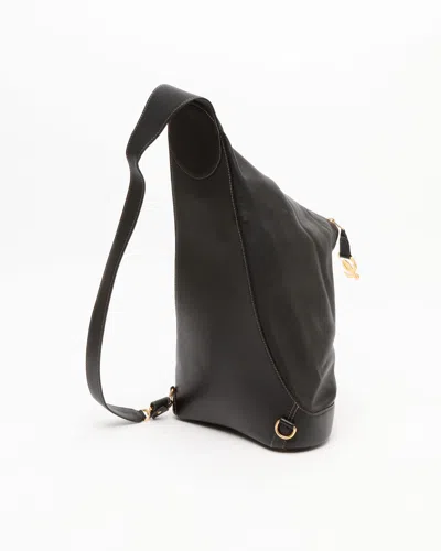 Loewe Anton Sling Satchel Bag In Black