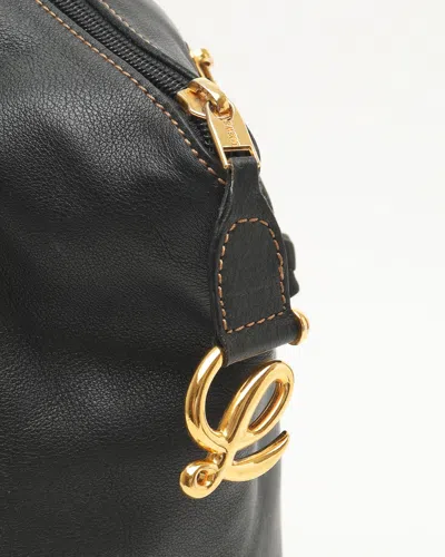 Loewe Anton Sling Satchel Bag In Black