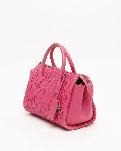 Miu Miu Matlassé Tote Bag