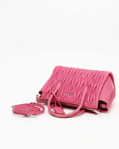 Miu Miu Matlassé Tote Bag