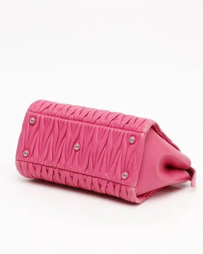 Miu Miu Matlassé Tote Bag