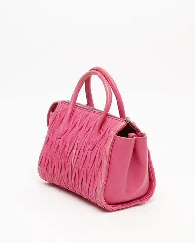 Miu Miu Matlassé Tote Bag