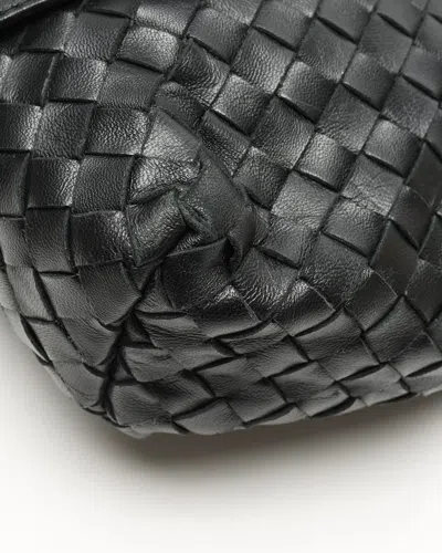 Bottega Veneta Intrecciato Handbag In Black