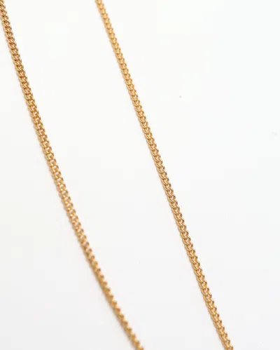 Saint Laurent Chain Earrings In Gold